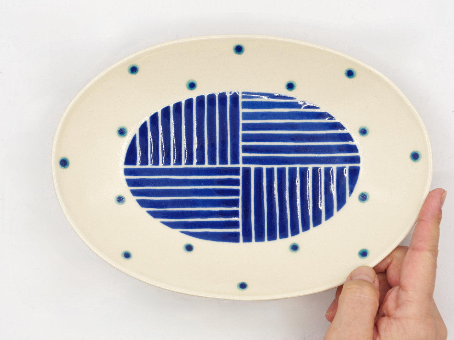 Tojiki Oval Plate L, S