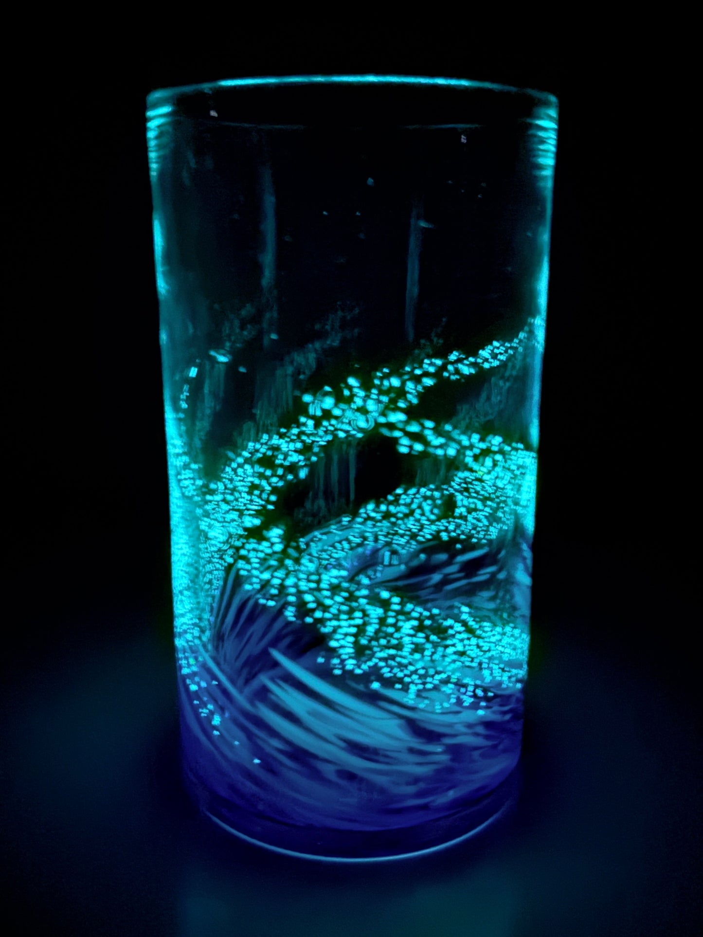 Umi‑Hotaru (sea fireflies) long glass