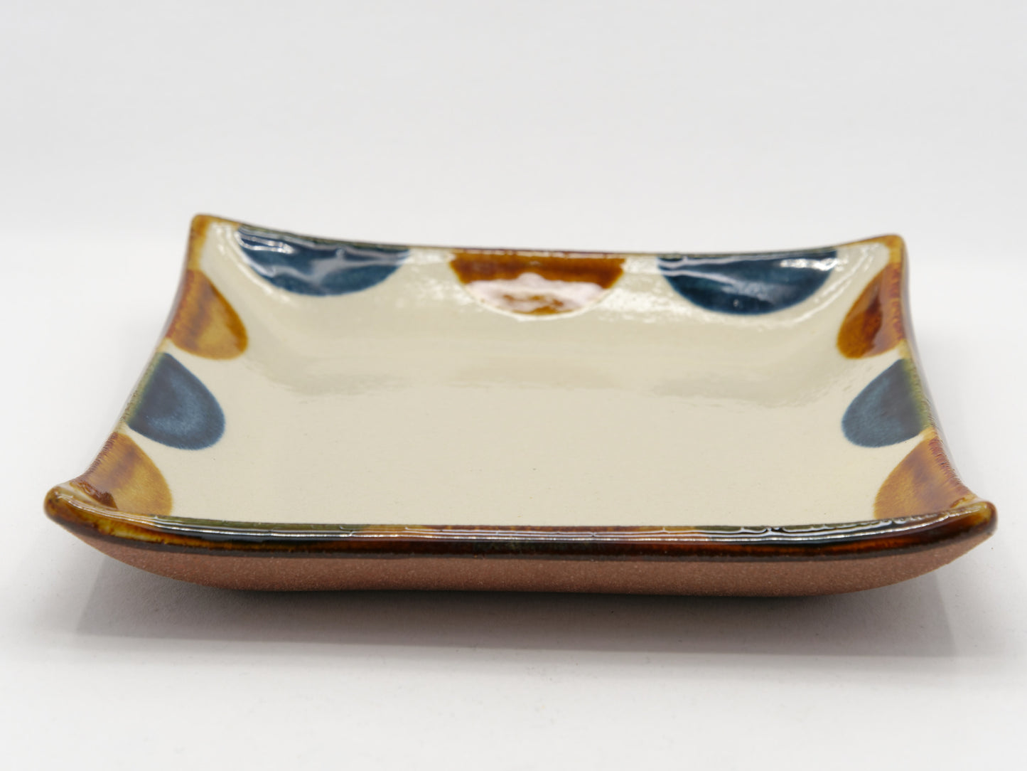 Dot Gosuame Square Plate (□15)