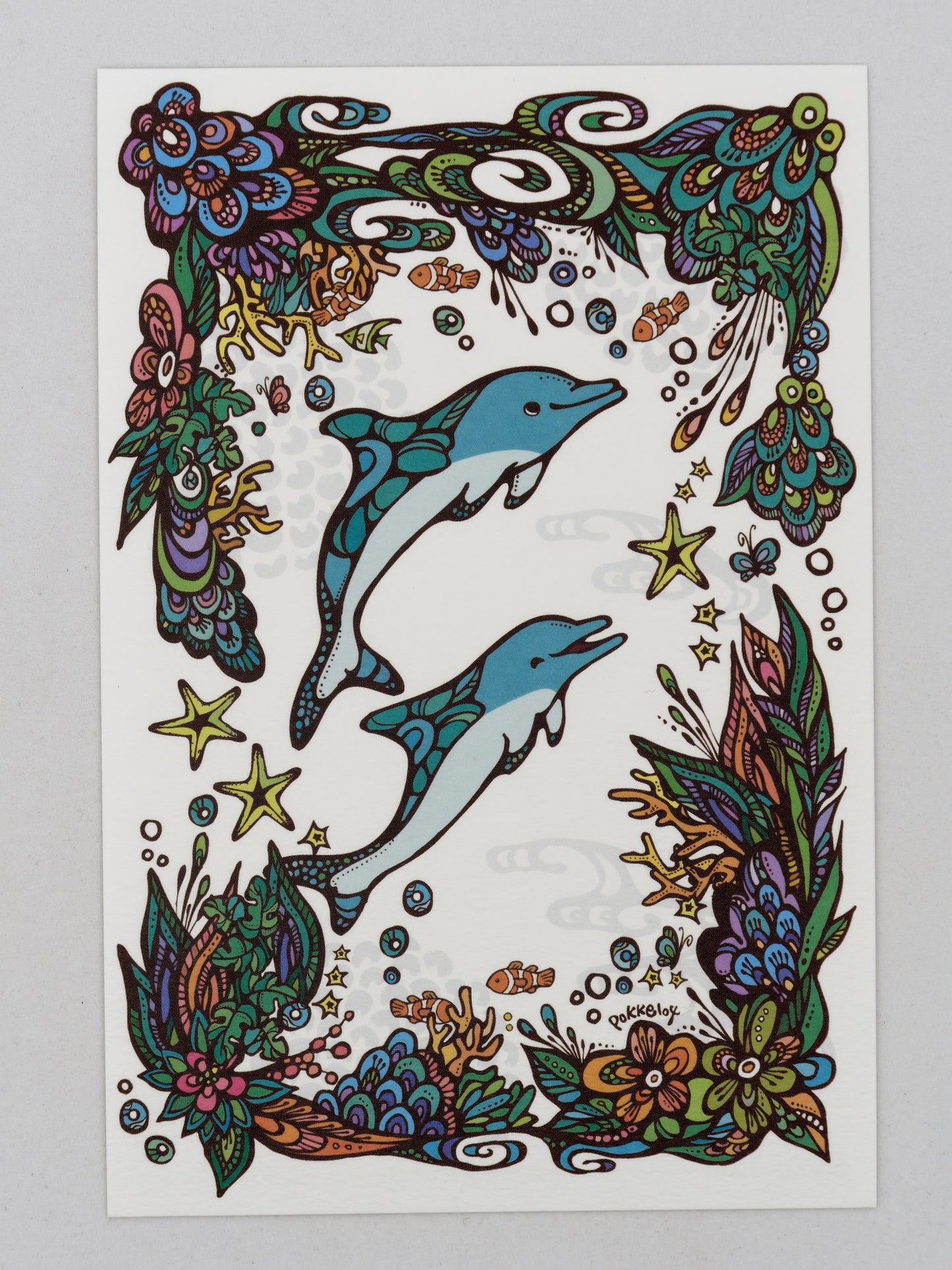 Postcard - Dolphin