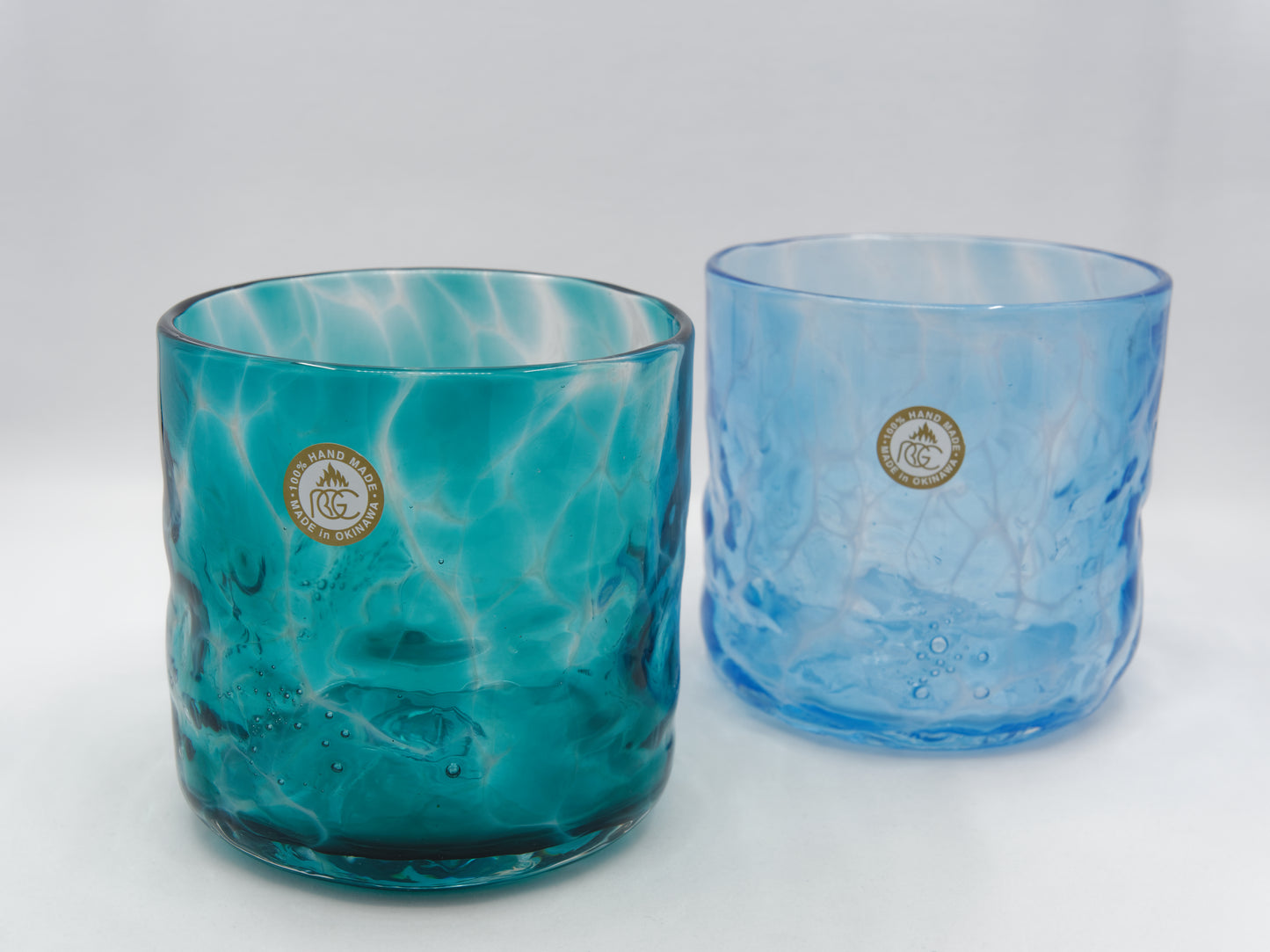 Mizukage Rocks Glass - Aquagreen