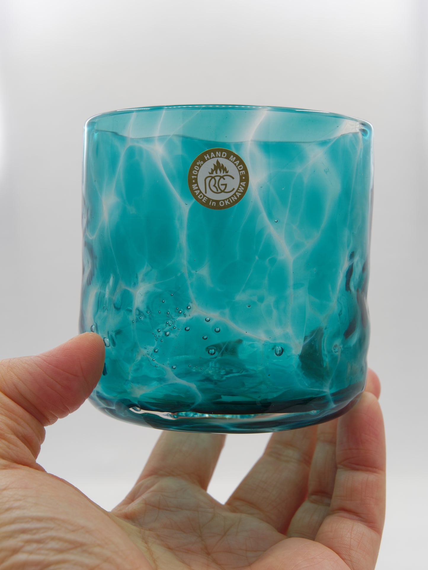 Mizukage Rocks Glass - Aquagreen