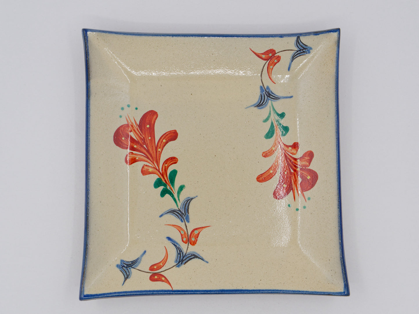 Deigo Flower Square Plate (□18)