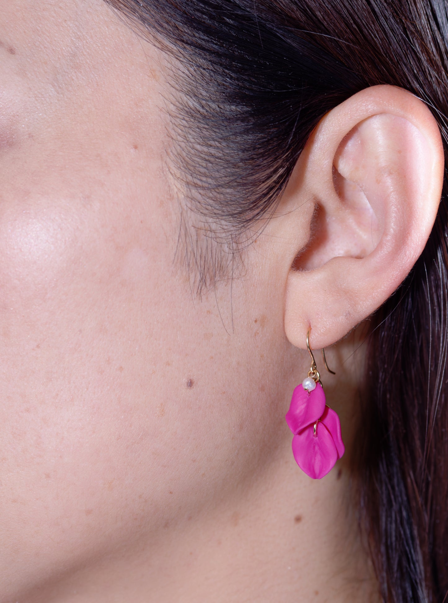 Bougainvillea earrings - Small