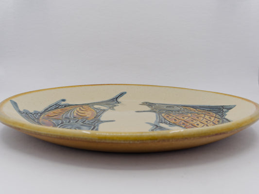 Gyomon (fish-scale) Plate 9.5 inch - Tatara style