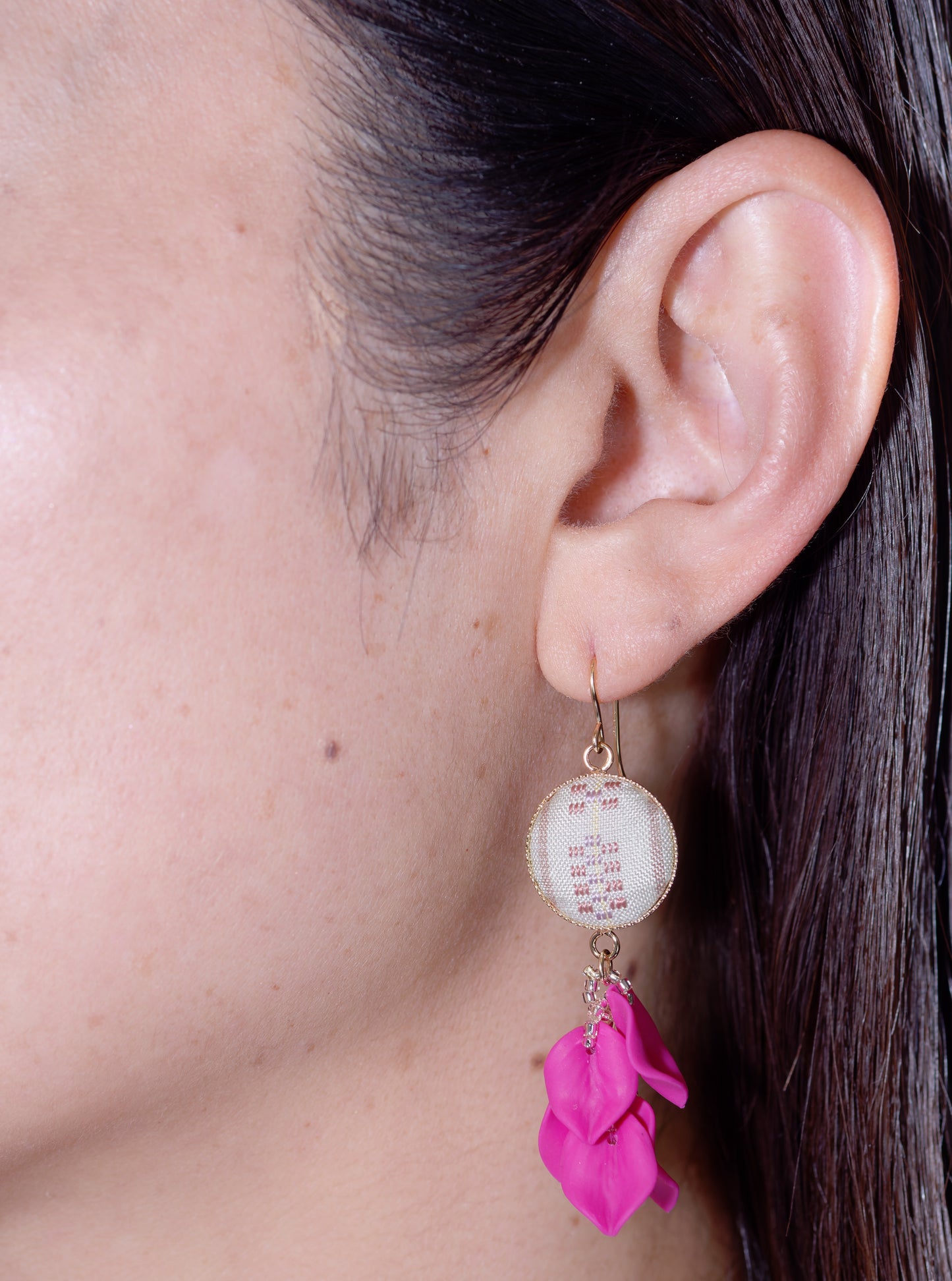 Chibana Hanaori x Bougainvillea earrings