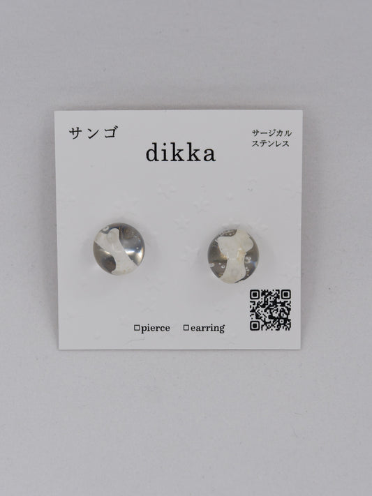 Sango Coral earrings - Round