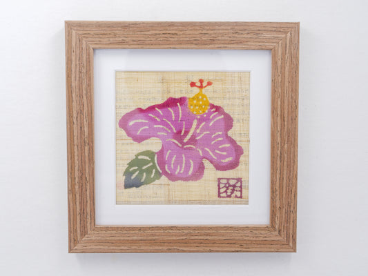 Framed Bingata- Hibiscus