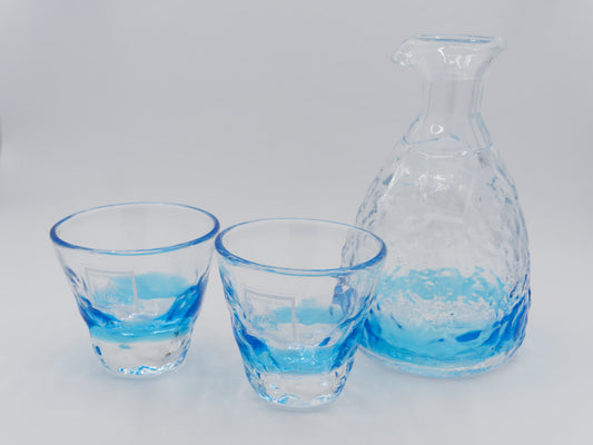 Tida Sake Set- Blue