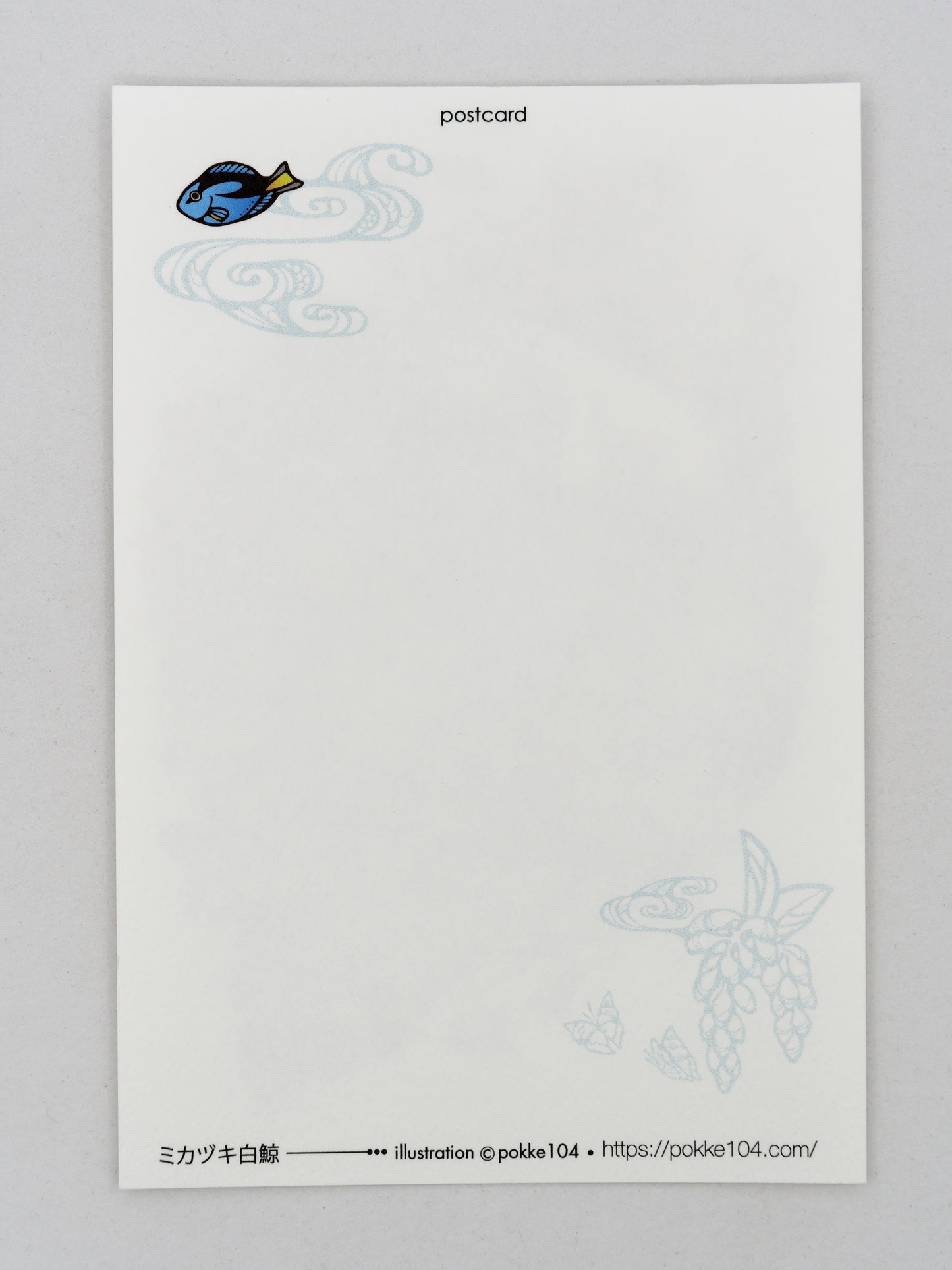 Postcard - Crescent Whale