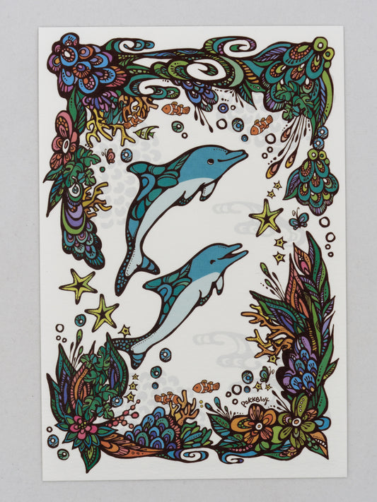 Postcard - Dolphin