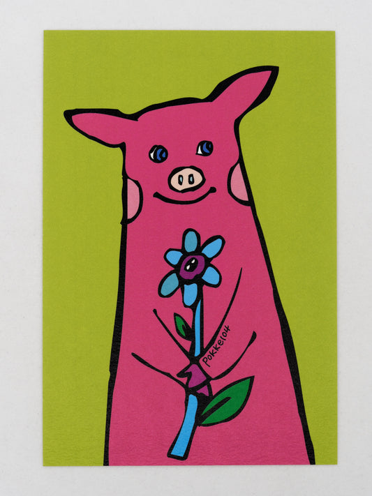 Postcard - Piccadilly Pig