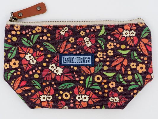 Pouch + Bonus Postcard  - Bougainvillea