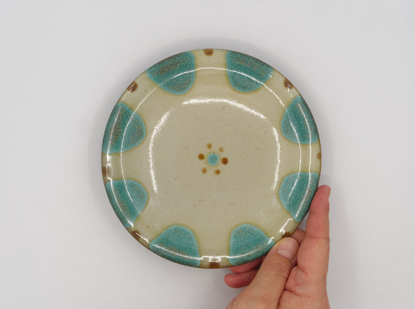 Green Chichichan Plate 6 inch