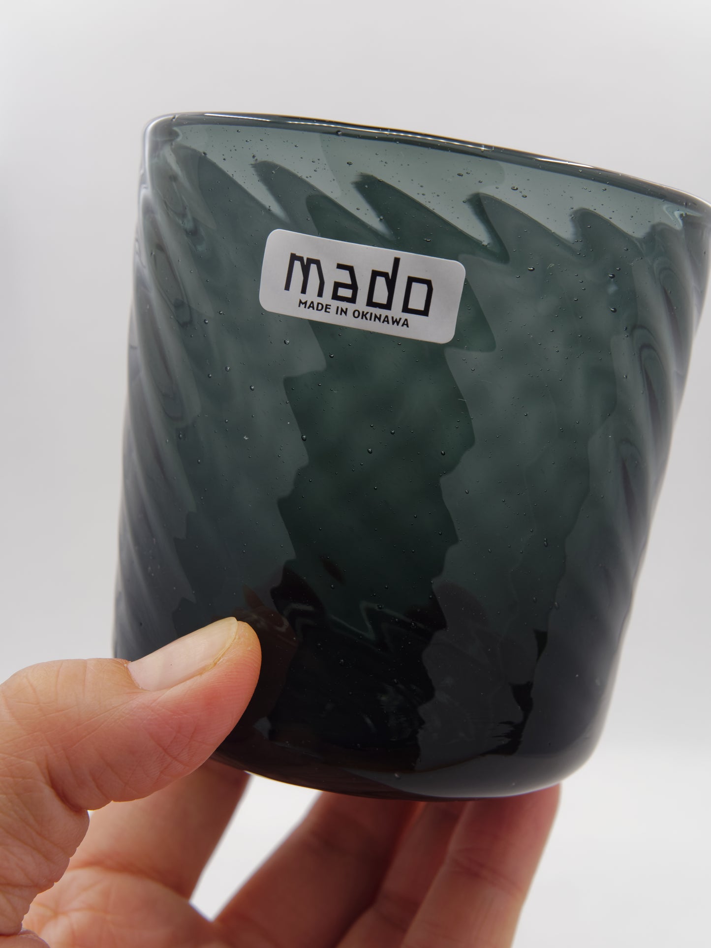 Mado Rocks Glass - Smoky Black