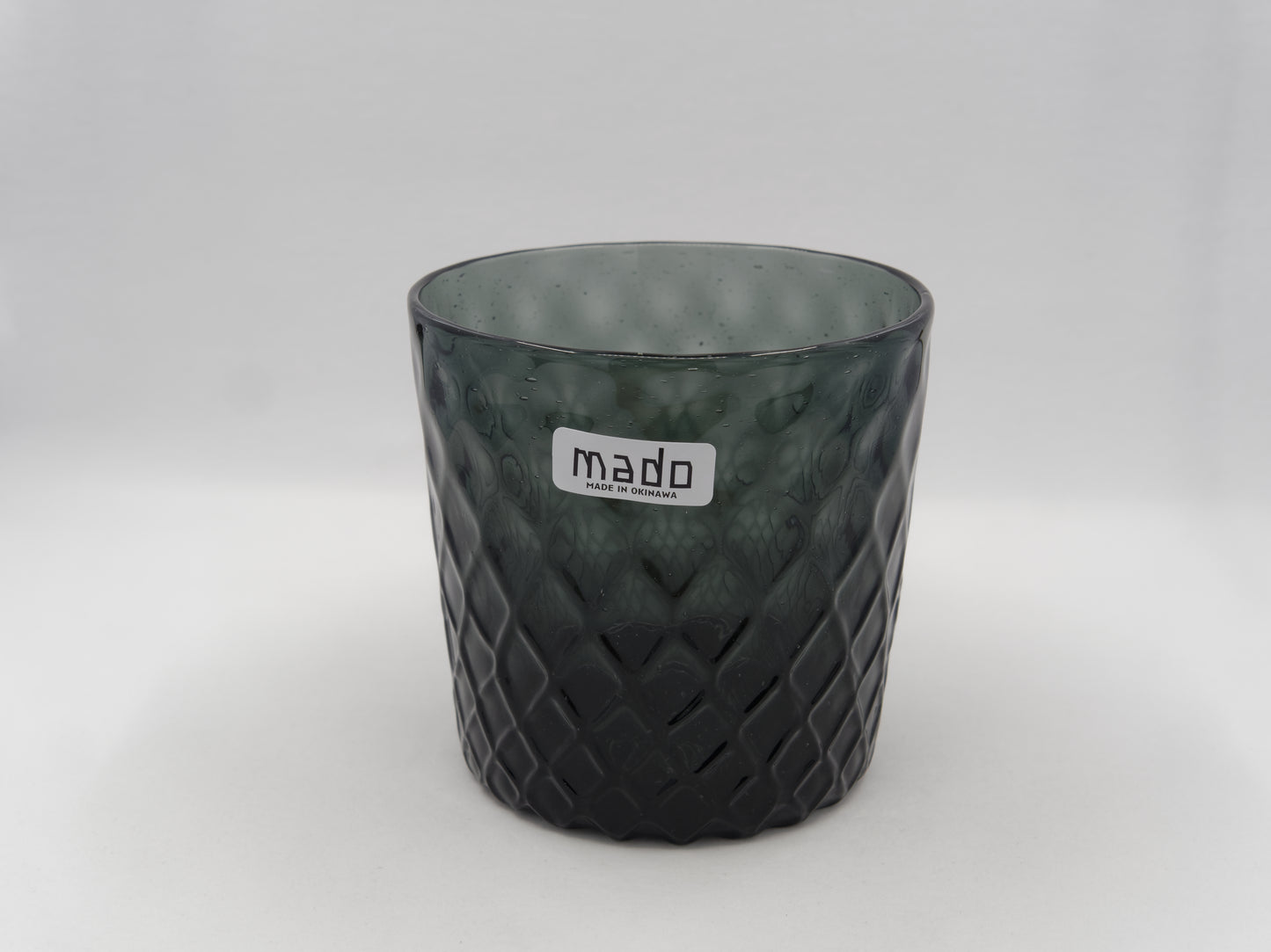 Mado Rocks Glass - Smoky Black