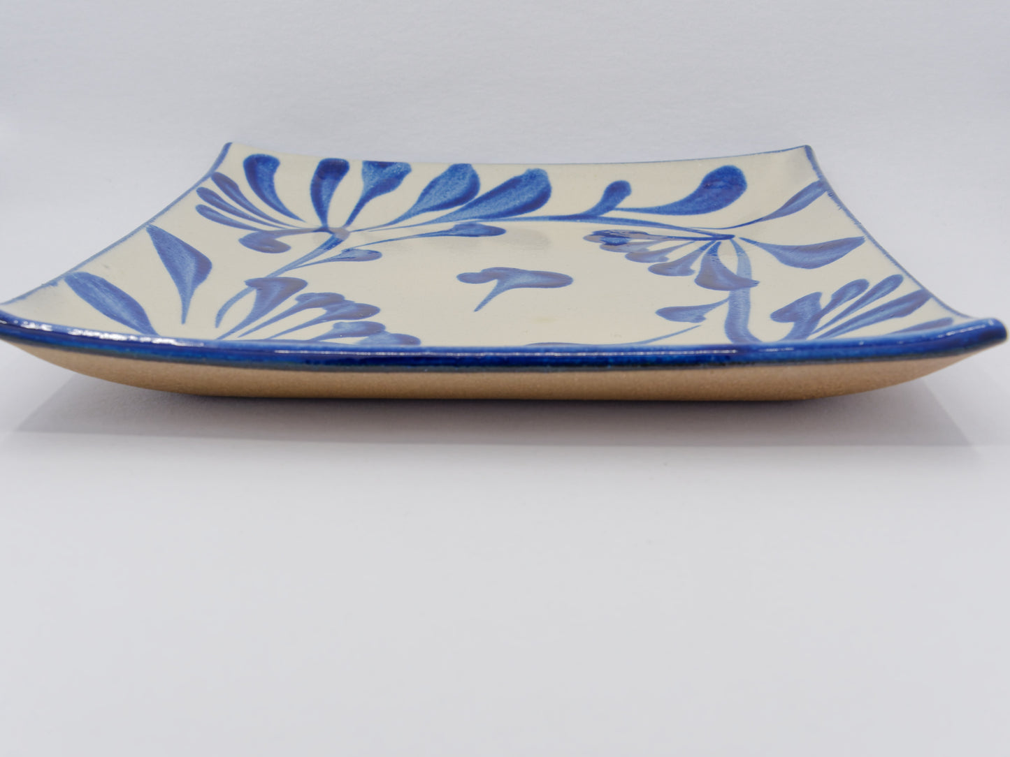 Cobalt Karakusa Square Plate (□20)