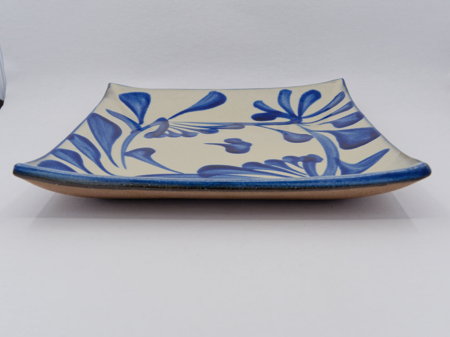 Cobalt Karakusa Square Plate (□18)