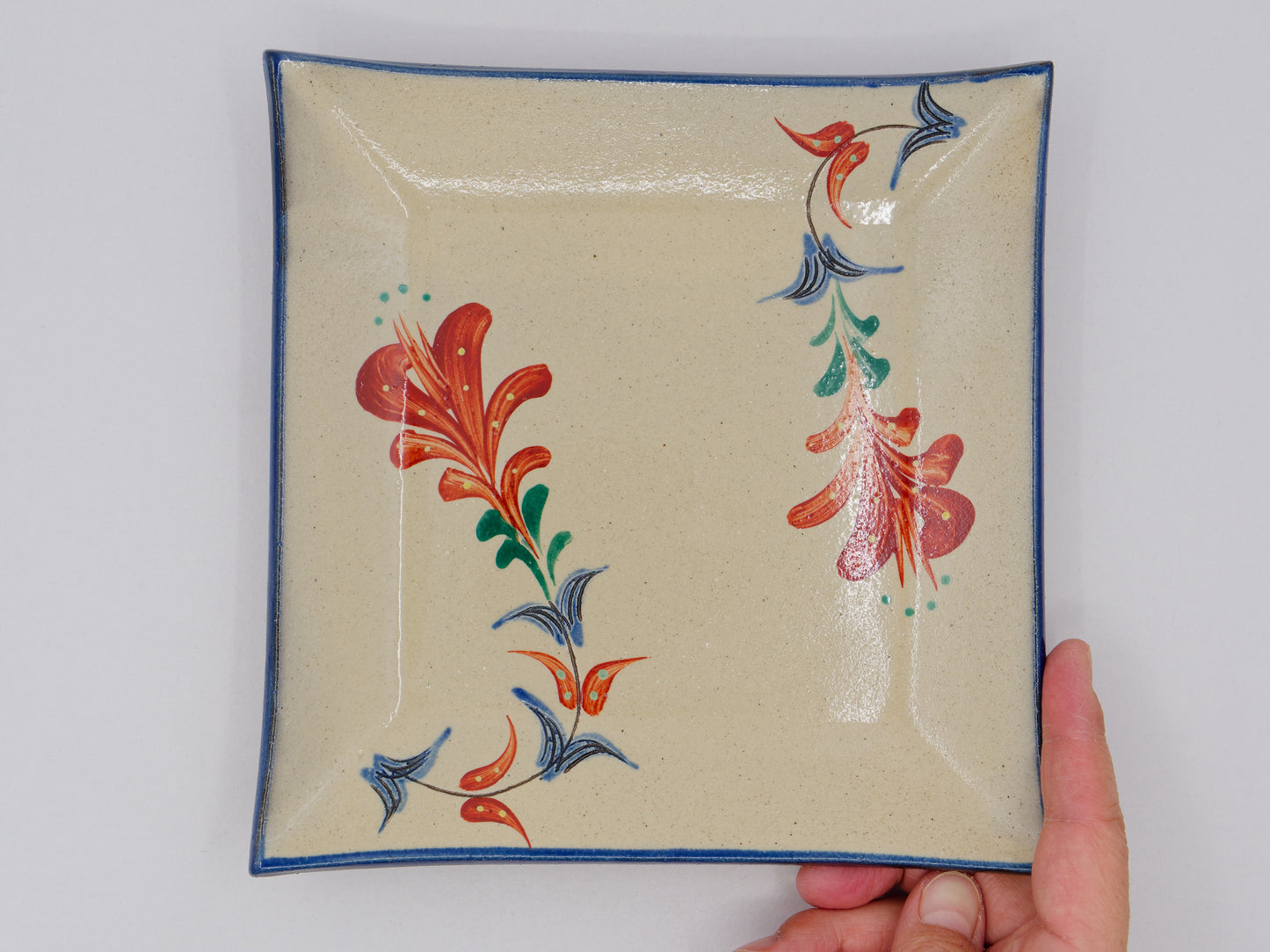 Deigo Flower Square Plate (□18)