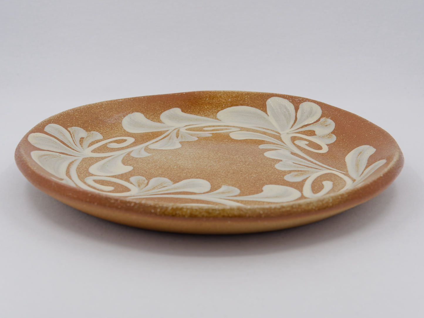 Kibishiro Icchin Plate 7.2 inch - Tatara style