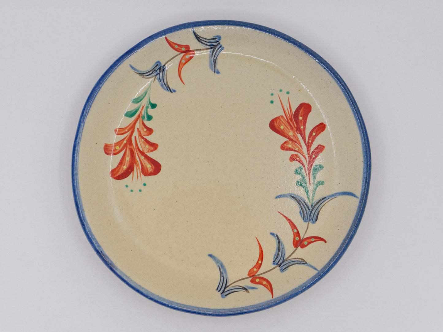 Deigo Flower Plate 7.2 inch - Tatara style