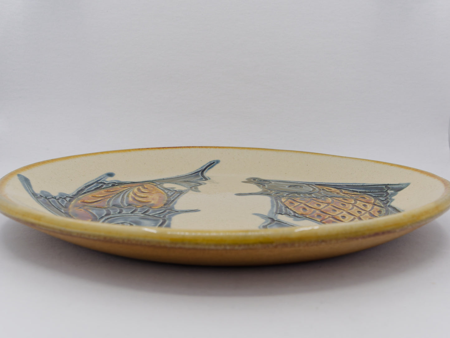 Gyomon (fish-scale) Plate 9.5 inch - Tatara style