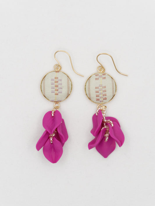 Chibana Hanaori x Bougainvillea earrings