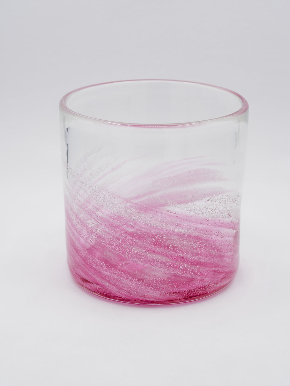 Sazanami Rocks Glass - Pink