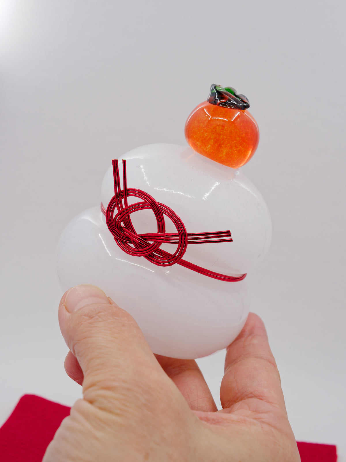 Ryukyu Glass Kagami Mochi- Small