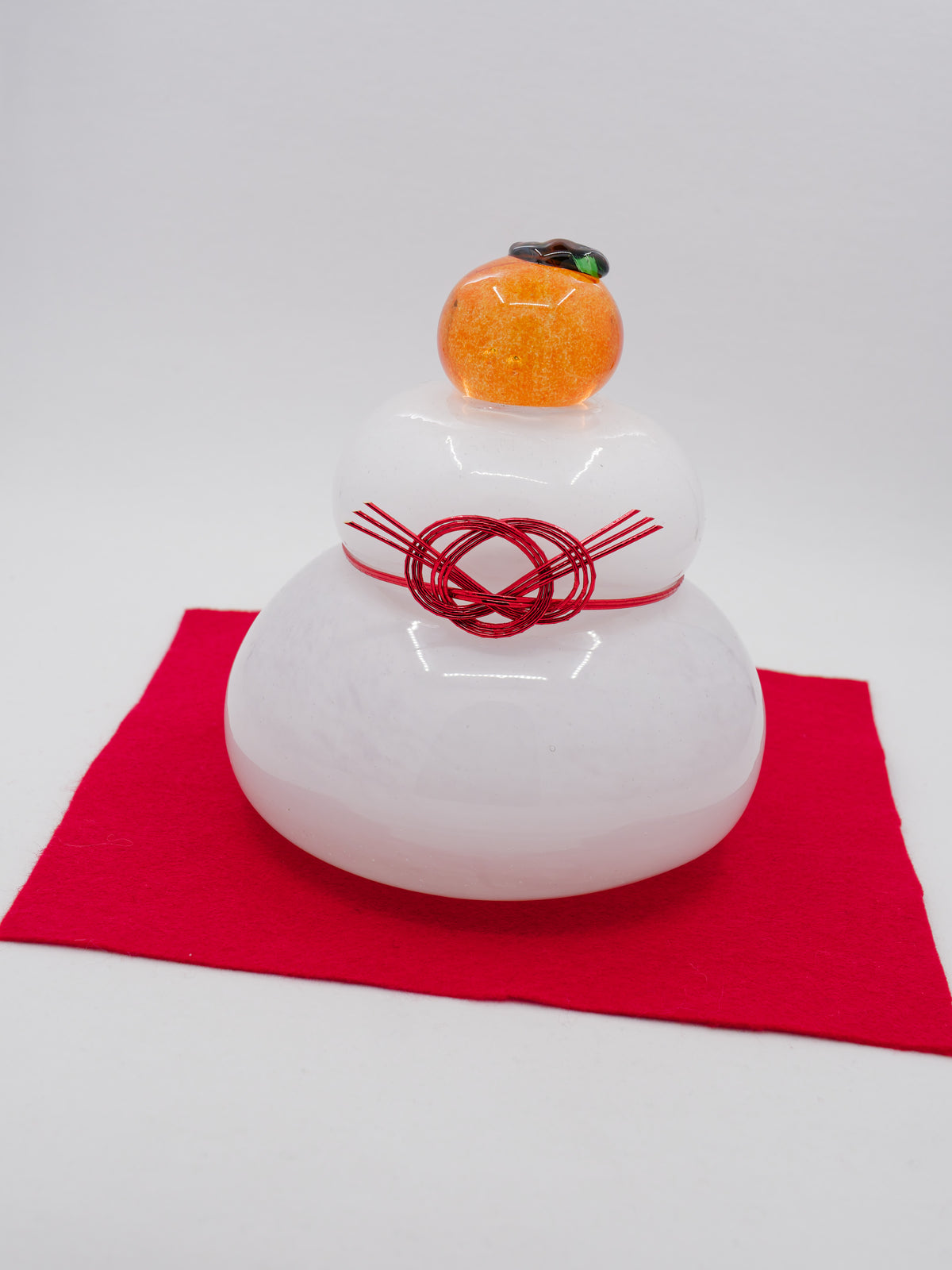 Ryukyu Glass Kagami Mochi- Large