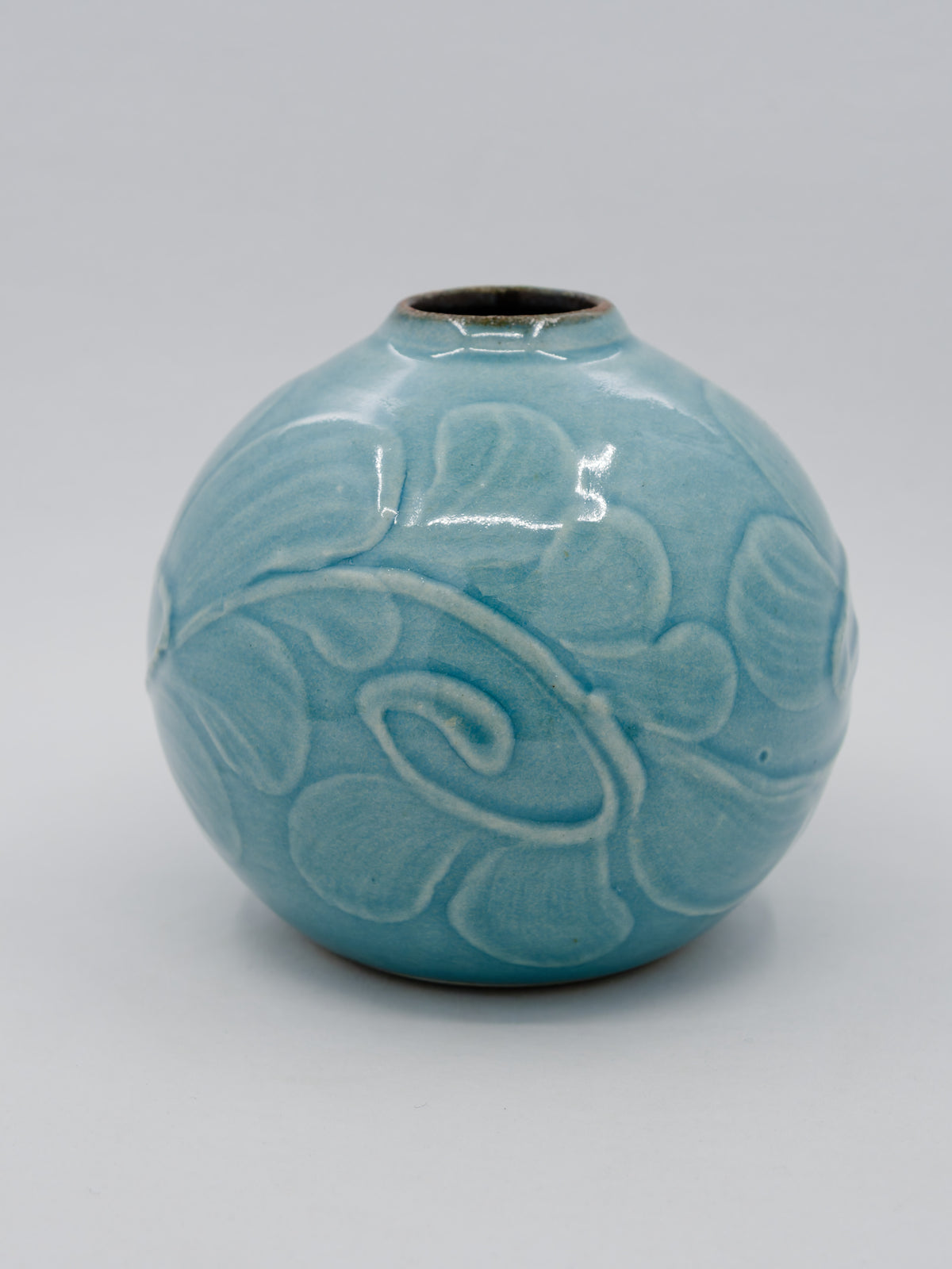 Ufudou Blue Round Vase